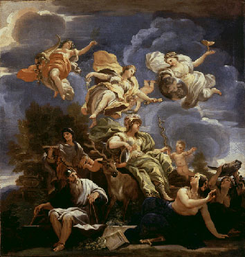 Luca  Giordano Allegory of Prudence